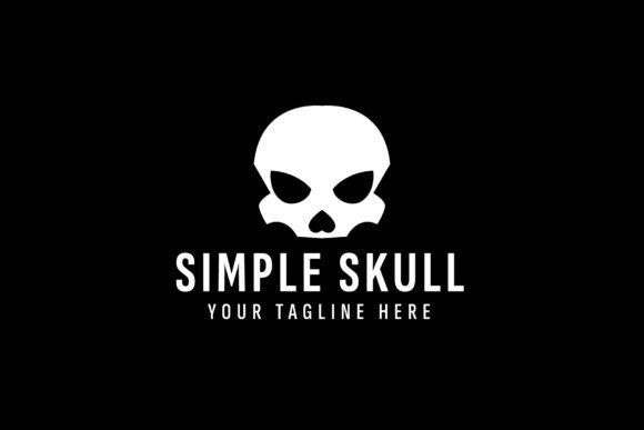 Skull Logo Vector Icon Illustration