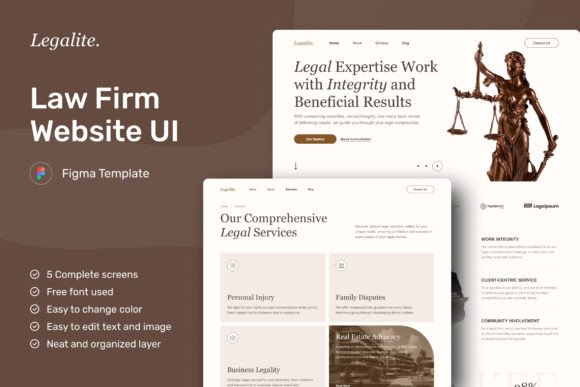 LegaLite - Law Firm Website