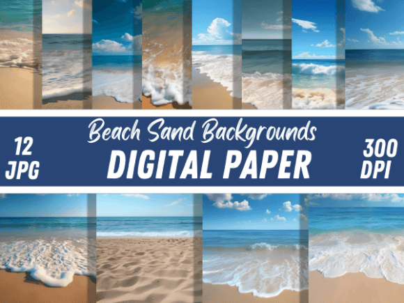 Beach Sand Background Digital Papers