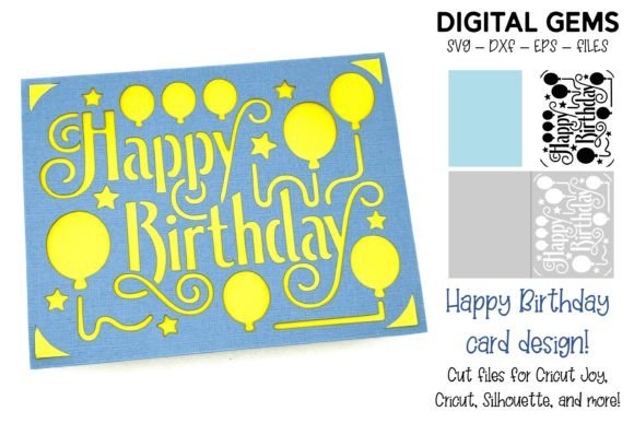 Happy Birthday Insert Card