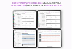 Onenote Digital Planner,Onenote Template Graphic by ThePlannersDelight ...