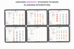 Study Notebook Template Onenote Onenote Student Planner, Digital Planner Graphic by ThePlannersDelight ...