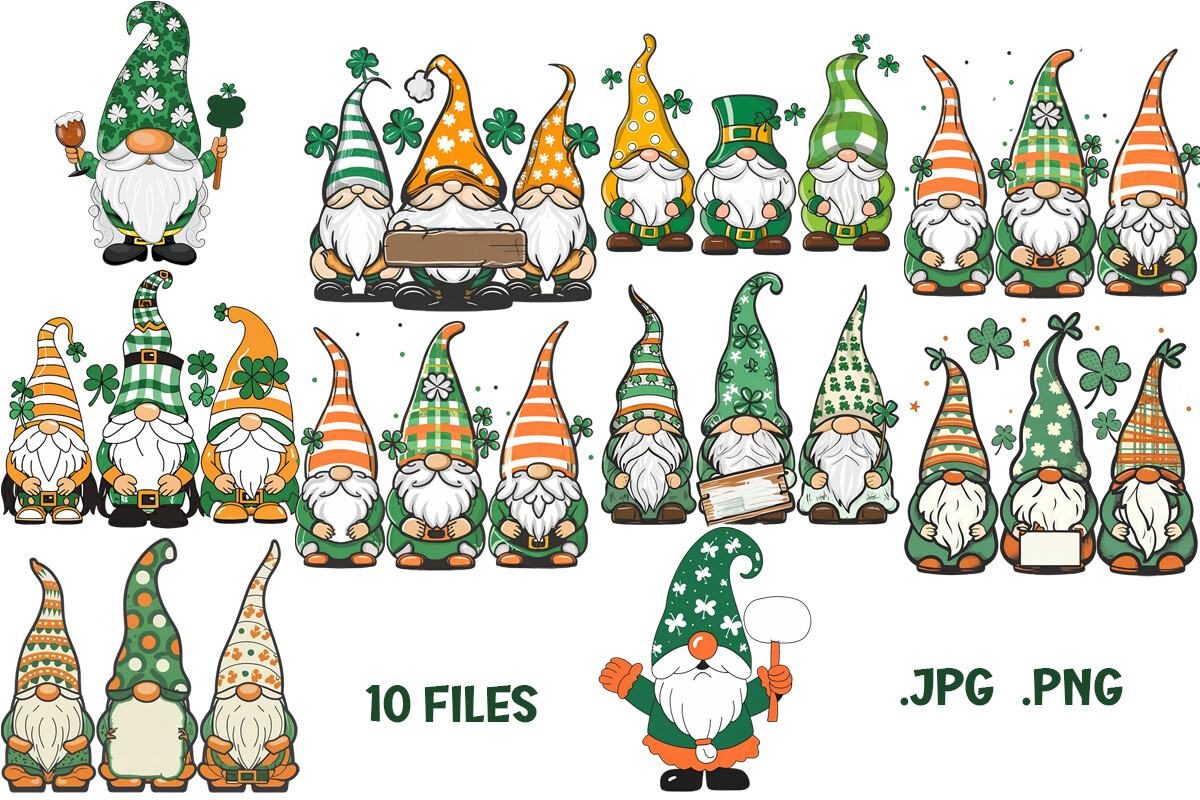 Saint Patrick's Day Gnome Graphic by Joanna Redesiuk · Creative Fabrica