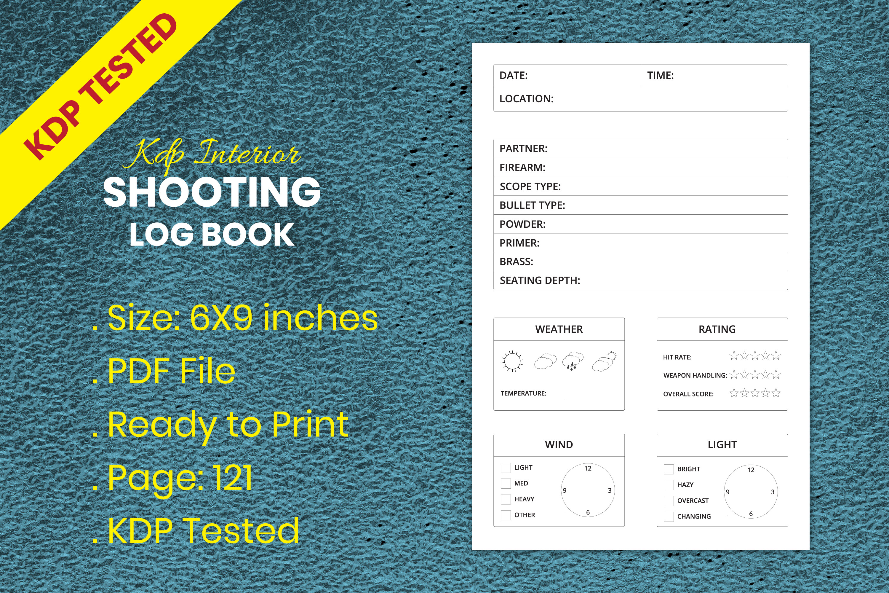 Shooting Log Book Graphic by Boundless Design · Creative Fabrica