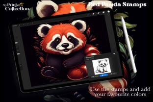 100+ Procreate Red Panda Stamps Graphic by myprintscollection ...