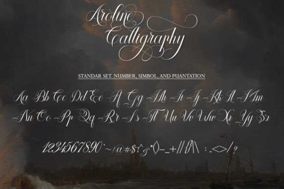 Aroline Calligraphy Font - Preview 5