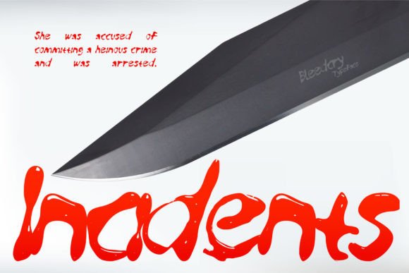 Bleedcry Font - Preview 2