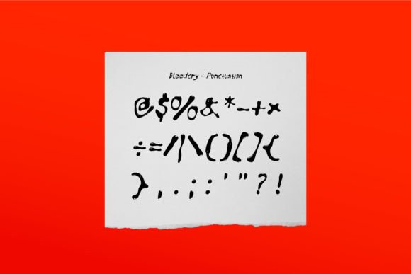 Bleedcry Font - Preview 5