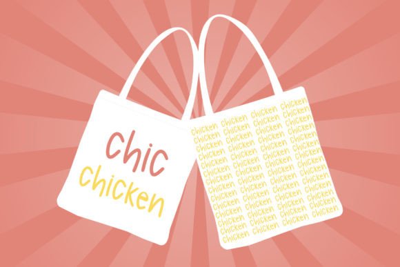 Chic Chicken Font PNG with transparent background - Preview 5