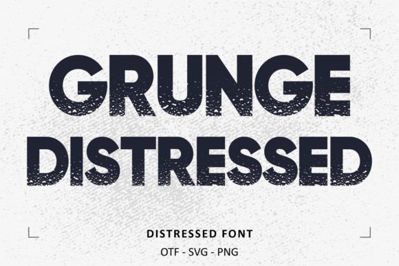 Distressed Font by Font Craft Studio · Creative Fabrica font preview