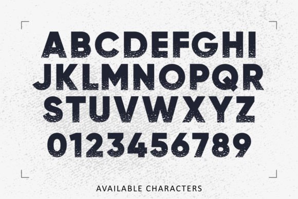 Distressed Font font preview - 1