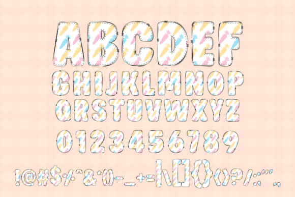 Doodle Easter Font - Preview 1