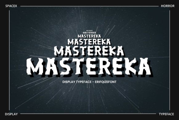 Mastereka Font PNG with transparent background - Preview 1