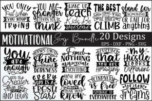 Motivational SVG Bundle Graphic by creativemomenul022 · Creative Fabrica