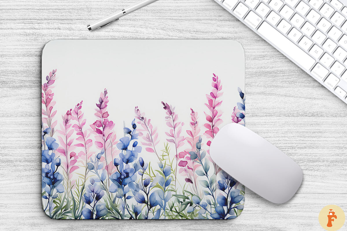 Watercolor Spring Flowers Background Graphic by Foxmia · Creative Fabrica
