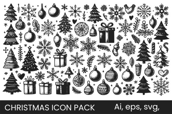 Christmas Icons Set