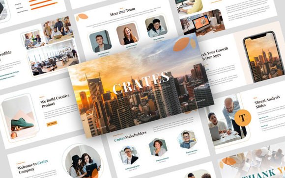 Crates Creative Business Google Slides