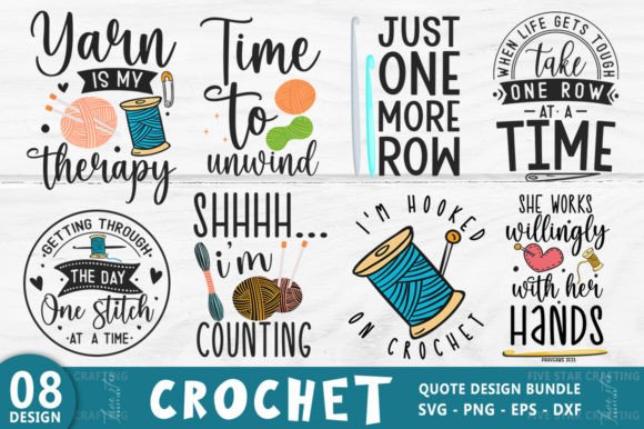 Crochet SVG Bundle Crochet Sticker