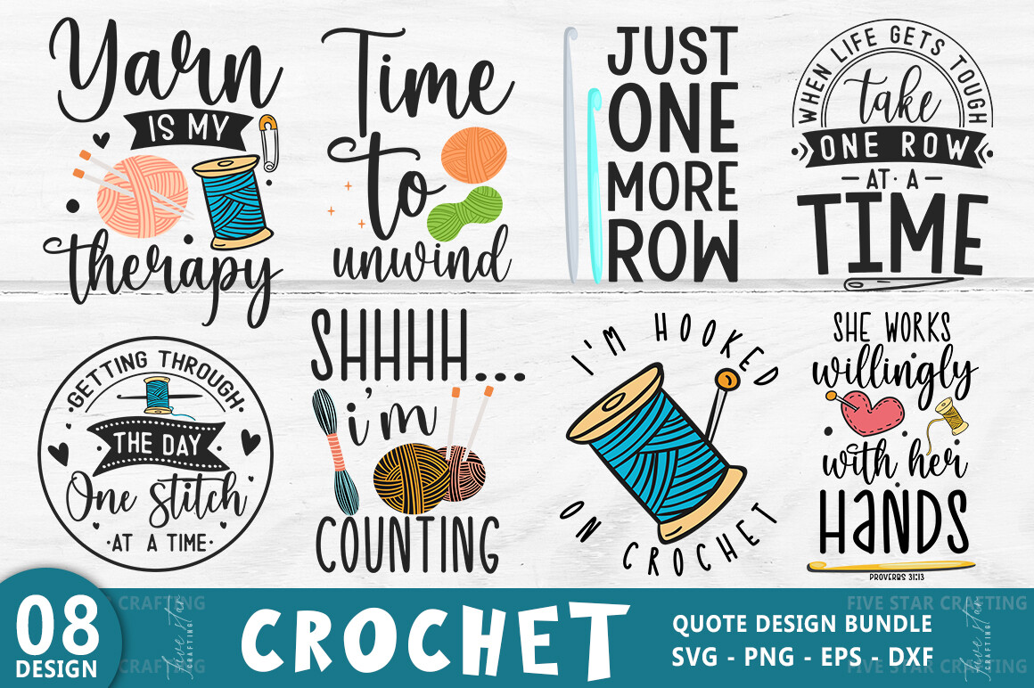 Crochet SVG Bundle Crochet Sticker