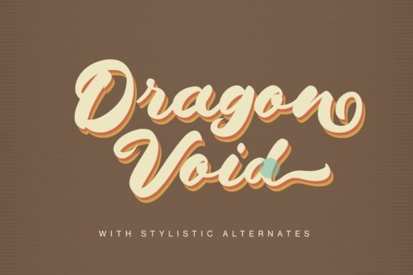 Dragonvoid Font - Preview 1