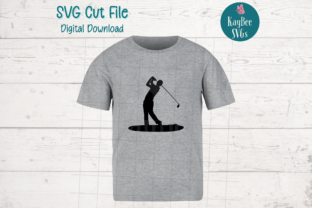 Golf Swing Golfer Silhouette SVG Graphic by KayBeeSVGs · Creative Fabrica