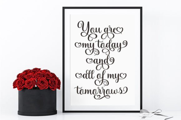 Hello Valentina Font PNG with transparent background - Preview 3
