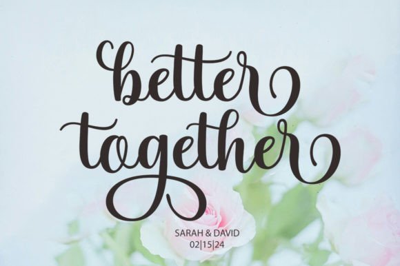 Hello Valentina Font PNG with transparent background - Preview 5