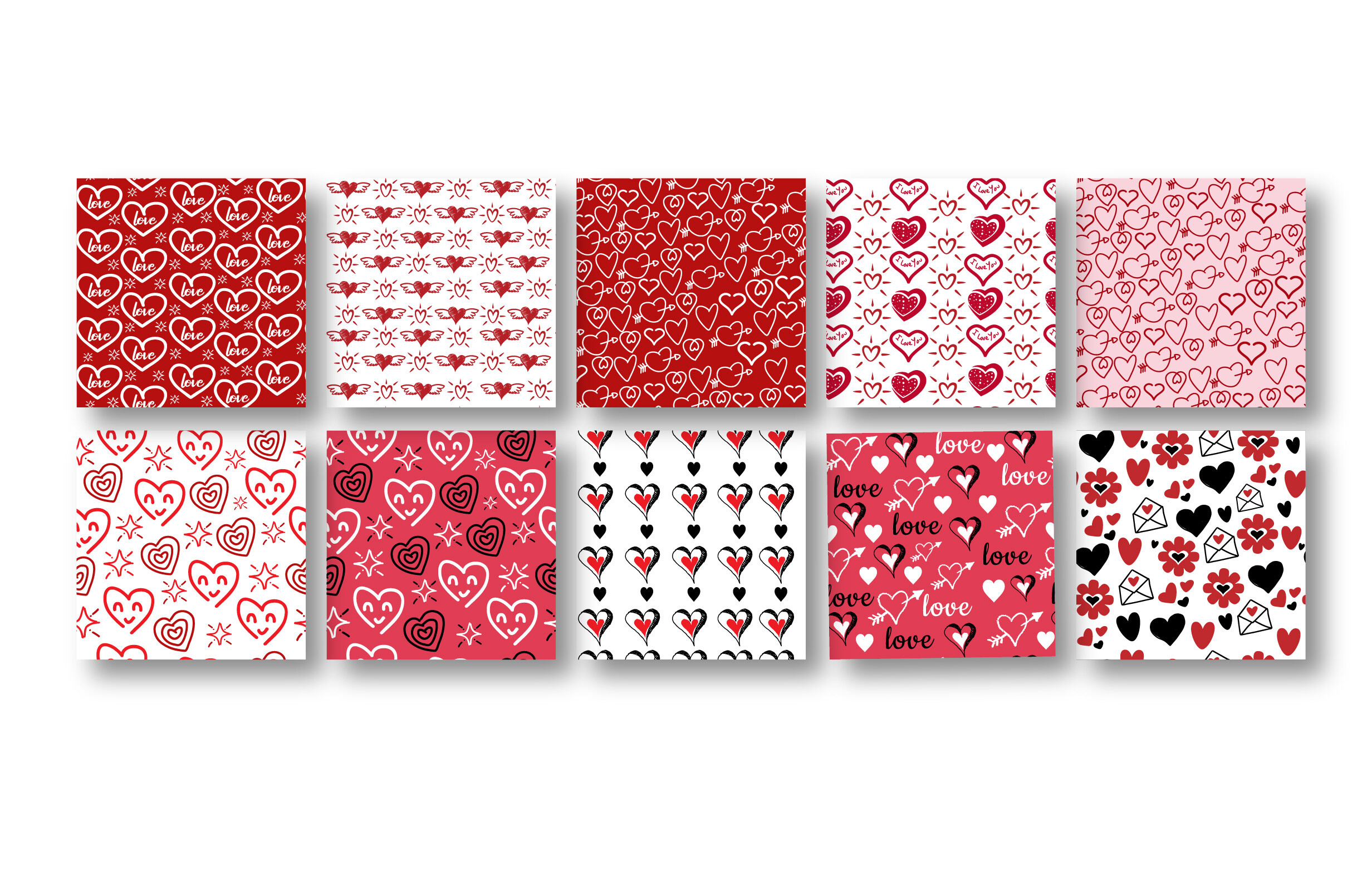 Valentines Seamless Patterns Design Graphic by jerin505 · Creative Fabrica