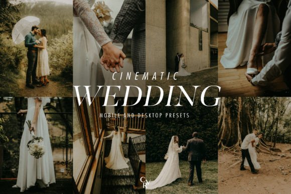 15 Cinematic Wedding Lightroom Presets Graphic Actions & Presets By CVRPresets