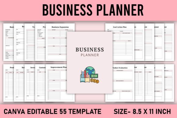 Teacher Planner Canva Template Graphic by KDP GALLERY · Creative Fabrica