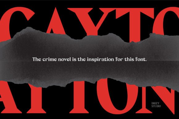 Cayton Font - Preview 1