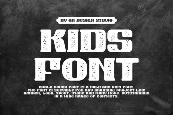 Chalk Rough Font - Preview 1