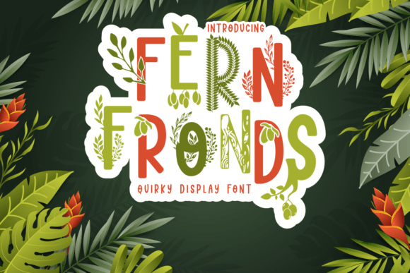 Fern Fronds Fonts