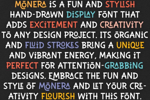 Konera Font PNG with transparent background - Preview 1