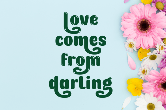 Snacks Bubble Font PNG with transparent background - Preview 3