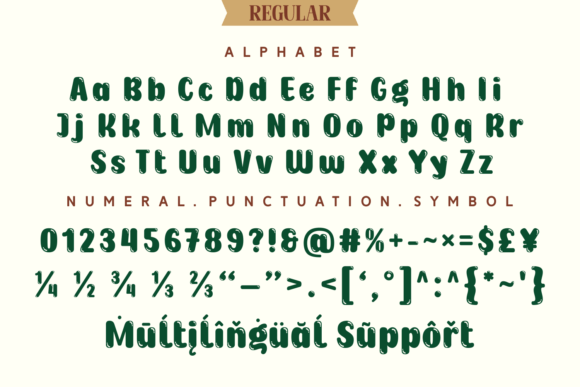 Snacks Bubble Font PNG with transparent background - Preview 5