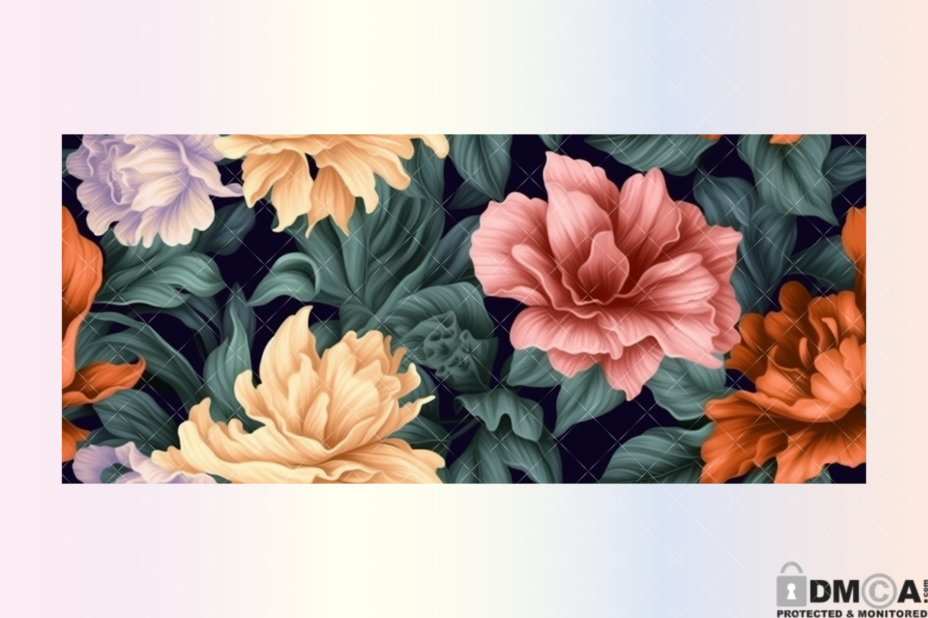 Summer Boho Flower 16 Oz Libbey Wrap PNG Graphic by Rare · Creative Fabrica