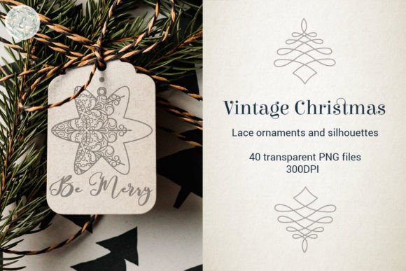 Vintage Christmas Ornaments and Shapes