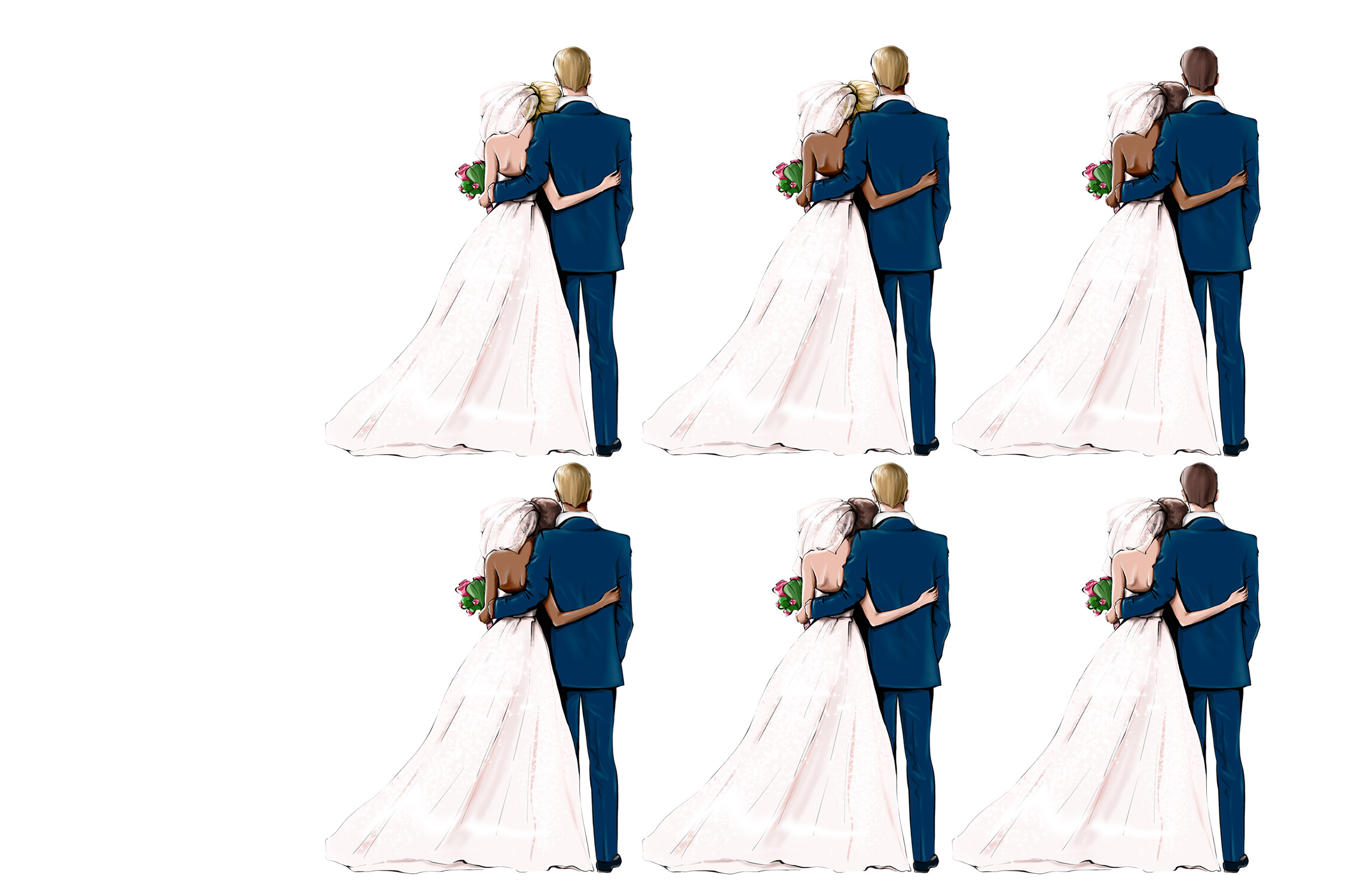 Wedding Planner Stickers Wedding Clipart - photo 3