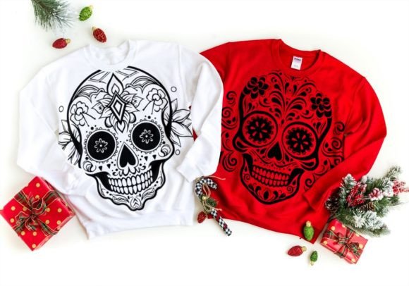Aztec Tribal Sugar Skull Font - Preview 4