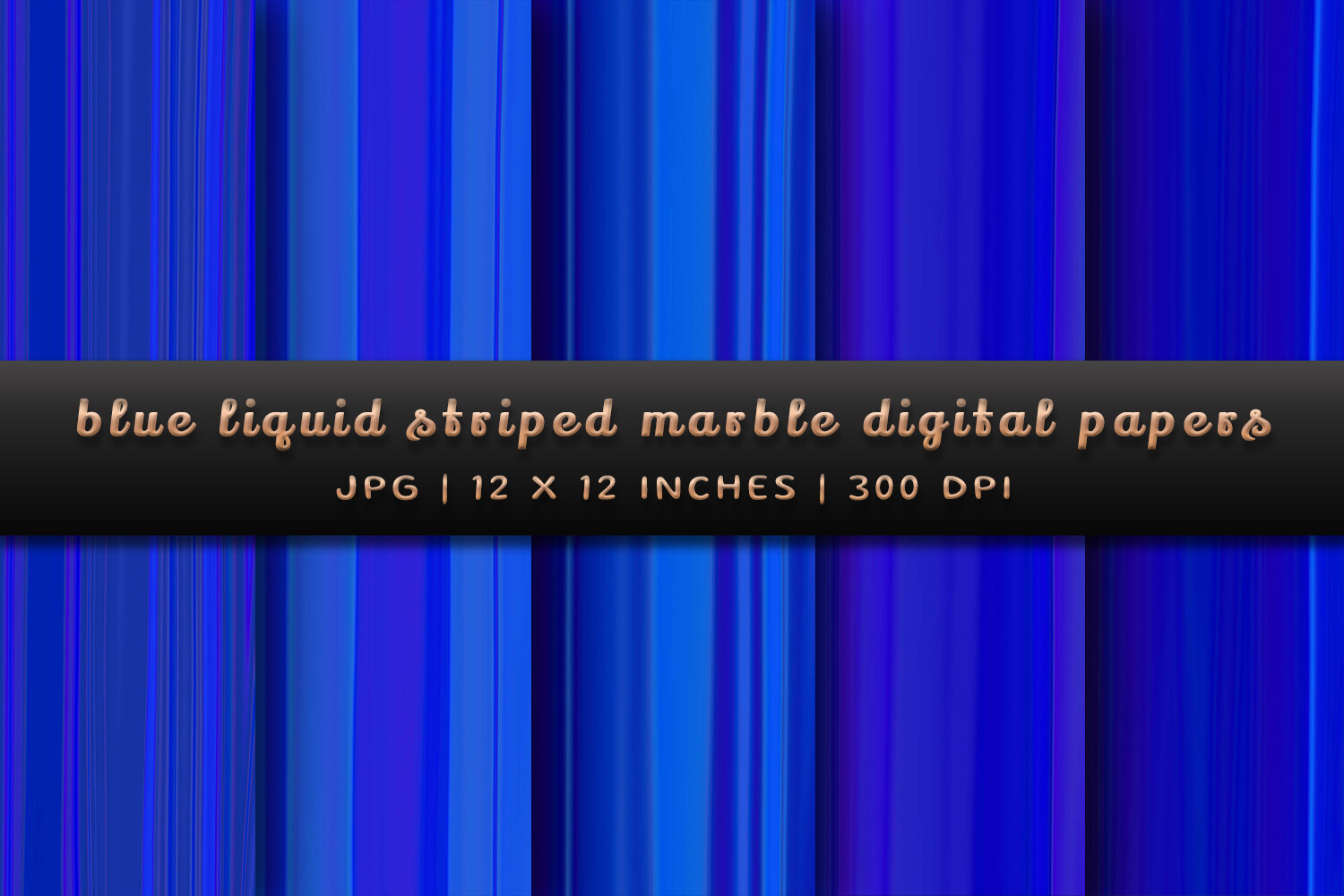 Blue Liquid Striped Marble Backgrounds Graphic by Pugazh Logan ...