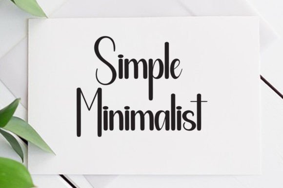 Handmade Minimalist Font - Preview 3