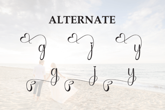Happy Wedding Font - Preview 6