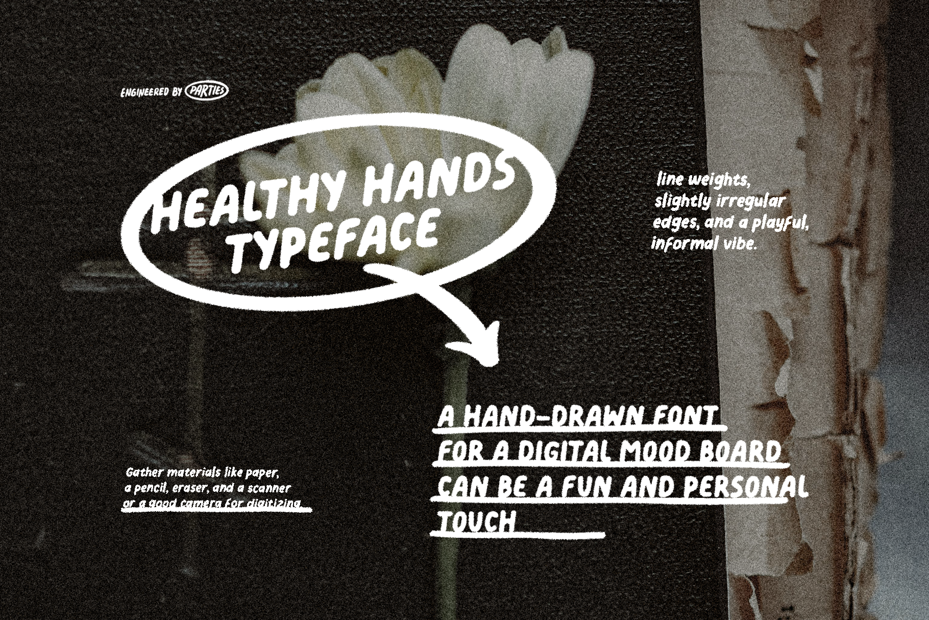 Healthy Hands Font by typeparties · Creative Fabrica