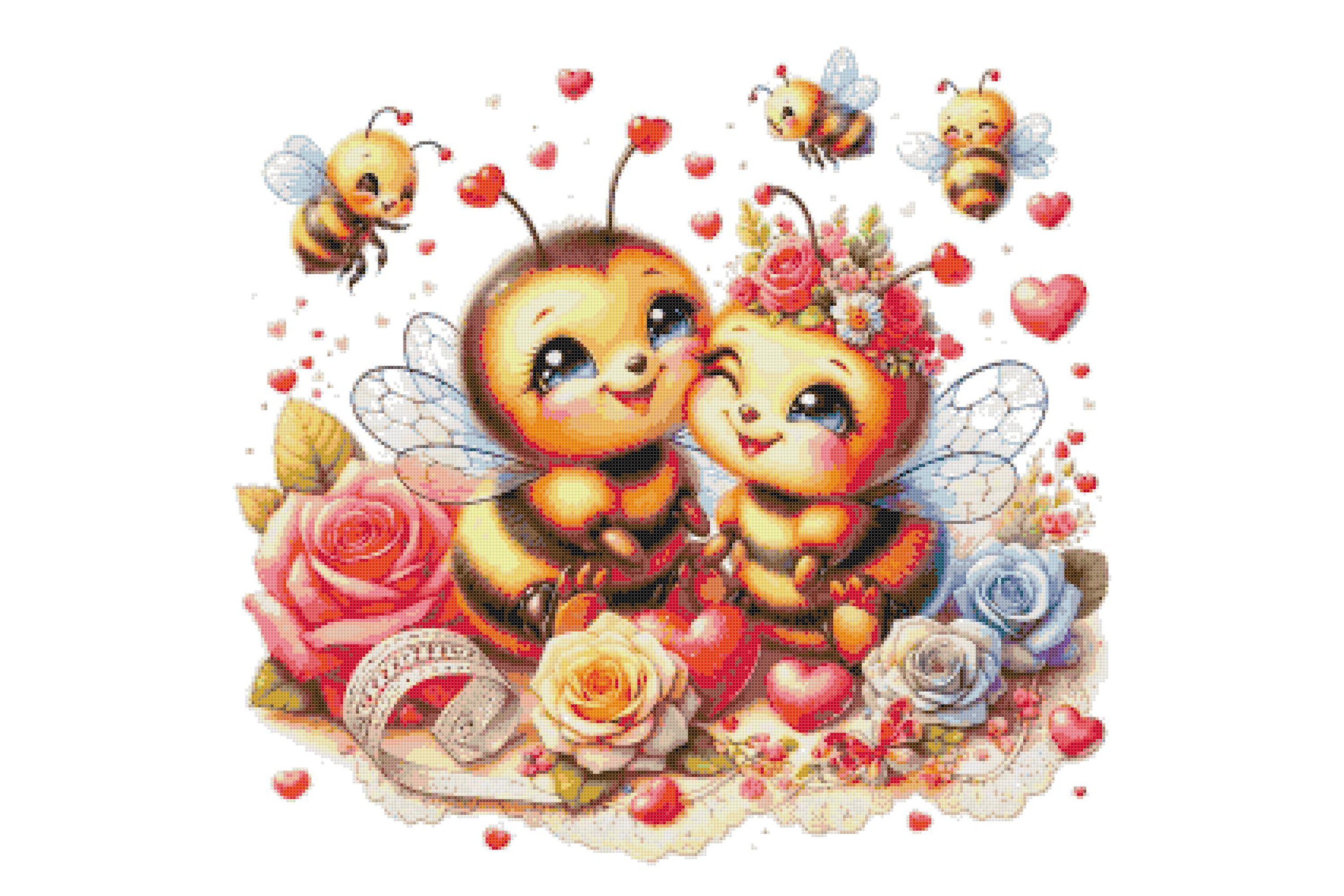 Valentines Day Counted Cross Stitch PDF