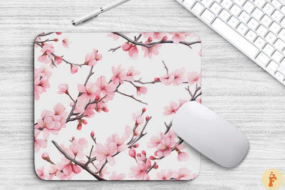 Watercolor Cherry Blossom Background