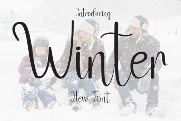 Winter Script & Handwritten Font By Garcio