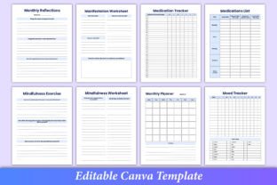 ADHD Mental Health Planner Bundle Canva Graphic by Mustafiz · Creative ...