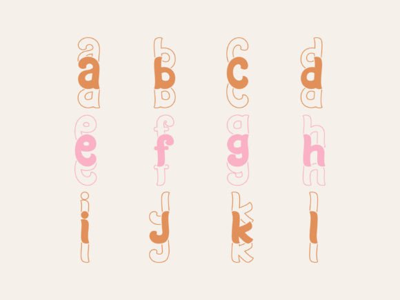 Awesome Wavy Stacked Font - Preview 1