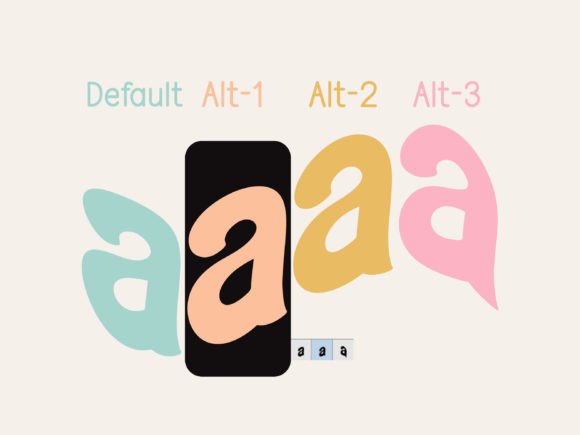 Awesome Wavy Stacked Font - Preview 5